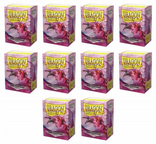 DRAGON SHIELD: MATTE PINK DIAMOND (BOX OF 100)