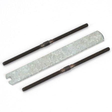 Turnbuckles (2) with Wrench 4-40 2-5/8"" Long