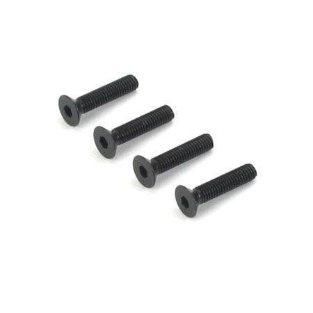 Du-Bro 2290 3.0 mm x 16mm Flat-Head Socket Screw (4-Pack)