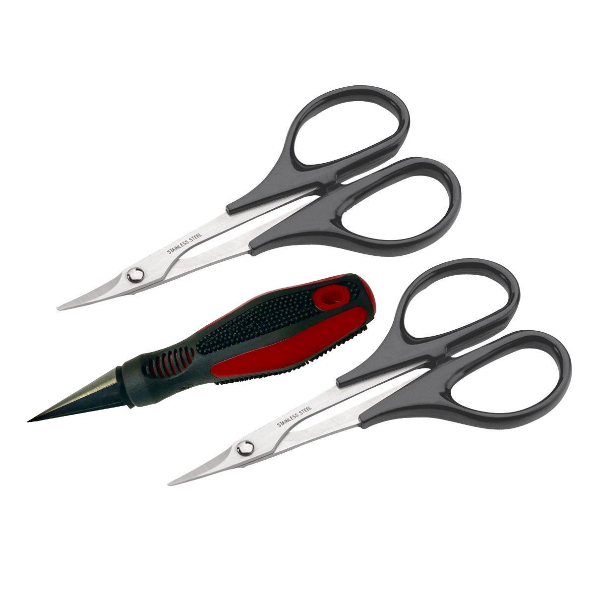 Body Reamer & Scissors Set Curved & Straight