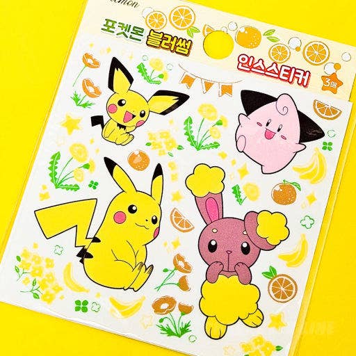 K-Wonderland - Pokemon Blossom Insta Sticker Set (3 Sheets) – Official