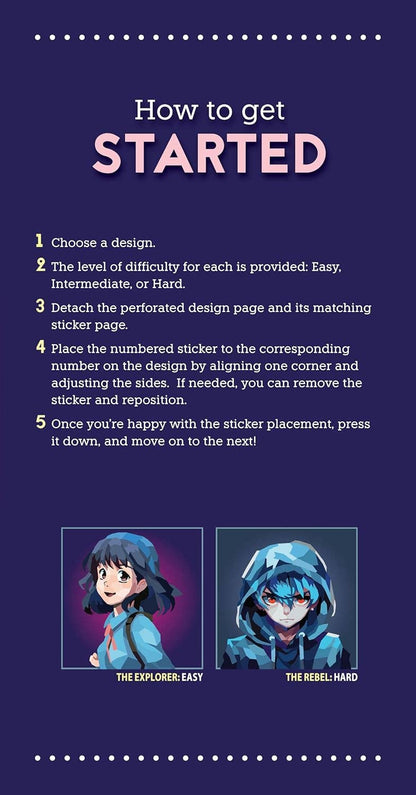 Fox Chapel Publishing - Ultimate Manga Sticker Painting -10 Magnificent Masterpieces