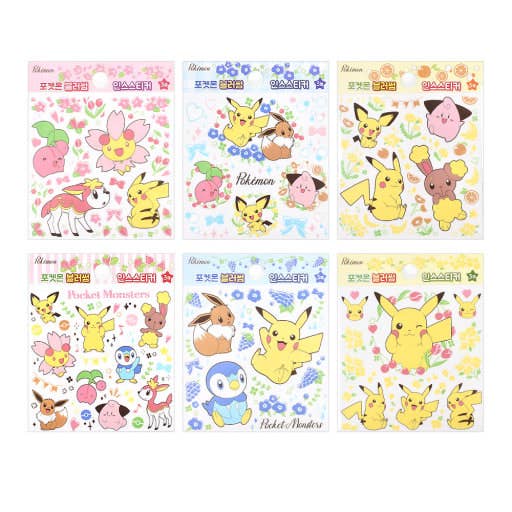 K-Wonderland - Pokemon Blossom Insta Sticker Set (3 Sheets) – Official