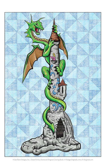 Fox Chapel Publishing - Jim Shore Fairies, Gnomes & Dragons Coloring Book