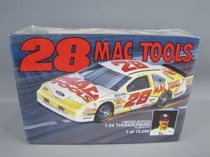 NASCAR Mac Tools Ernie Irvan 28 Thunderbird 1:24 Model Kit Limited Edition 1 of 10000