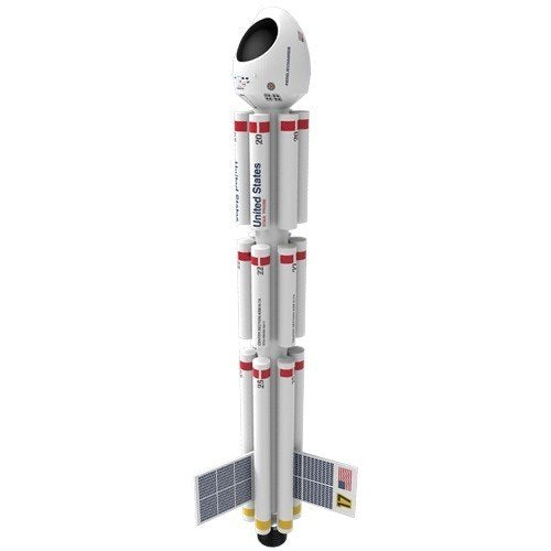 Explorer Aquarius Model Rocket Kit, Skill Level 4