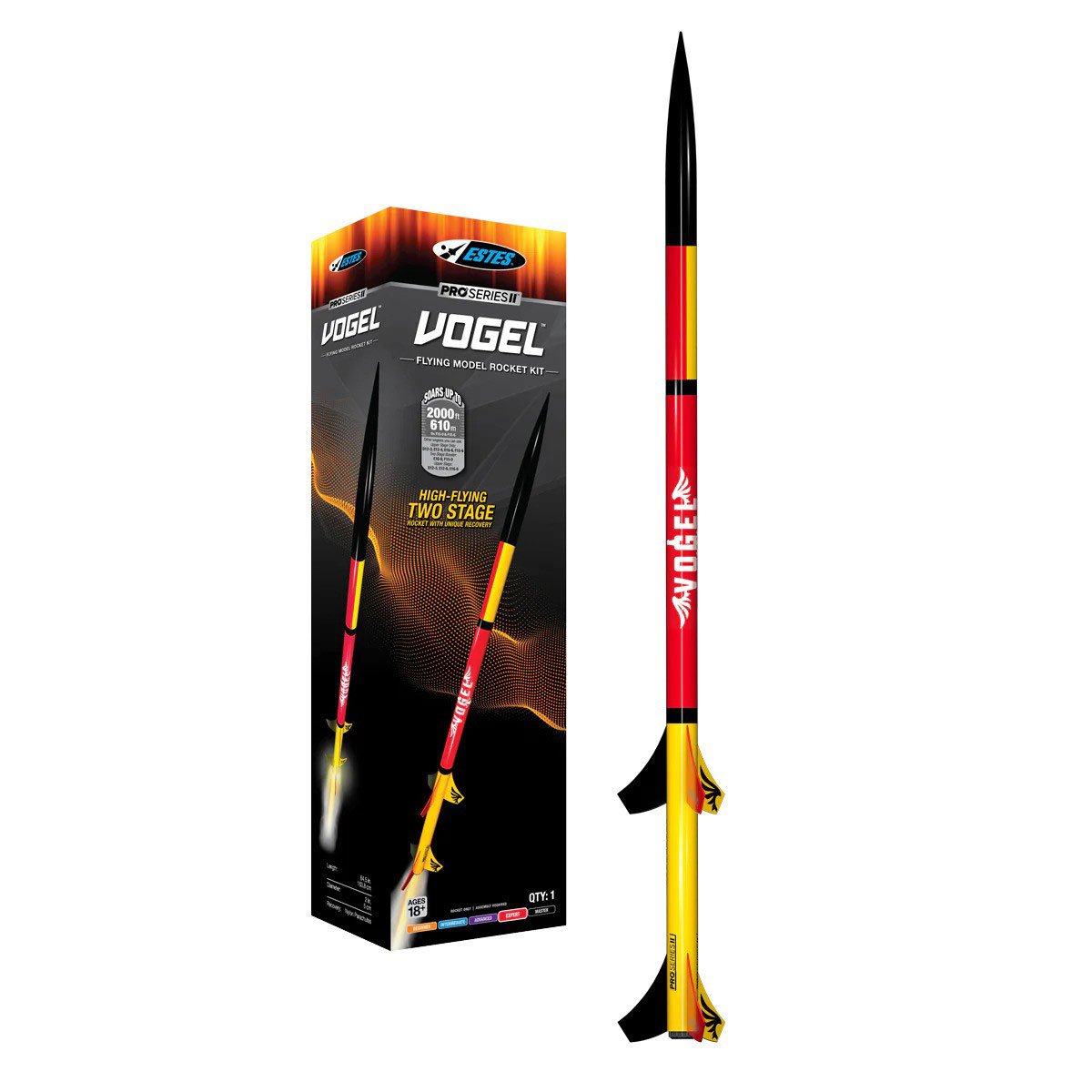Estes Vogel Pro Series II 2 Stage Rocket