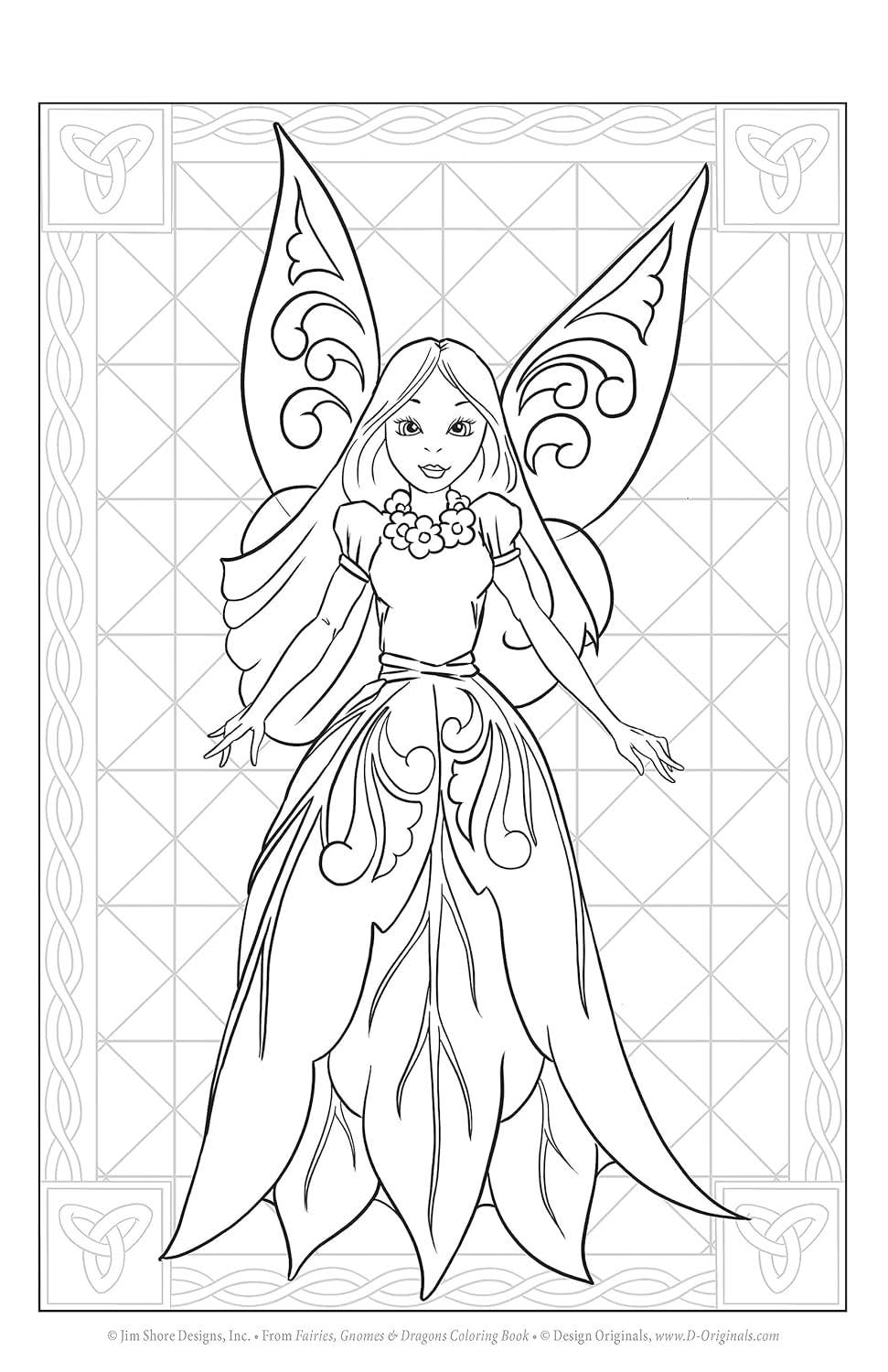 Fox Chapel Publishing - Jim Shore Fairies, Gnomes & Dragons Coloring Book