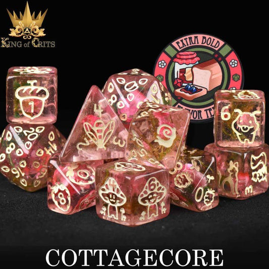 Cottagecore- 11 Dice Set