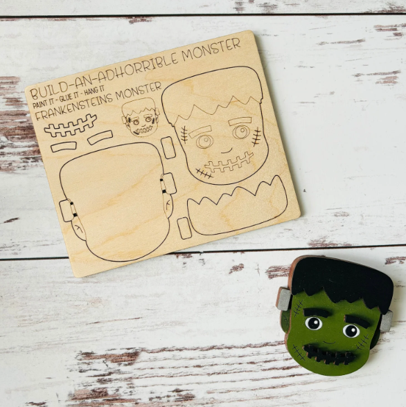 Pheasant & Needham Home Decor & Crafts - DIY Frankenstein Magnet Kit HALLOWEEN