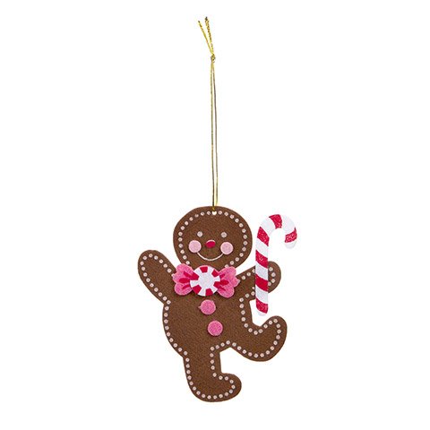 Felties  Gingerbread Man Kit: 4 x 5 inches 11 pieces