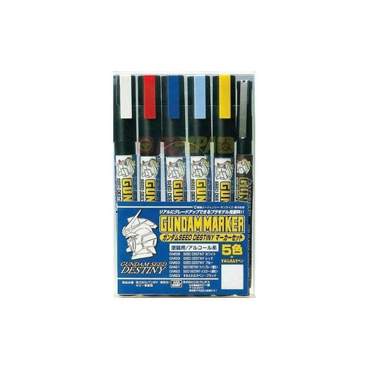GMS114 GUNDAM MARKER GUNDAM SEED DESTINY SET (6 COLORS PEN)