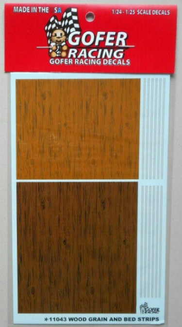 WOOD GRAIN DECALS 1:24/1:25 scale