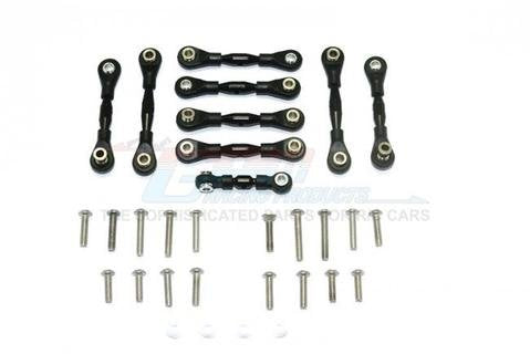 GPM RACING TRAXXAS 4-TEC 2.0 BLUE ALUMINUM 9PC TIE ROD SET GT160-B-BEBK