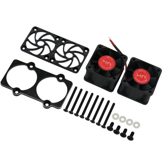 3 Cell Twin 40mm Twister Motor Cooling Fan Kit for 1/5 Arrma