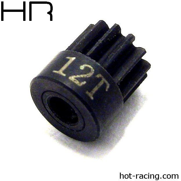 12T 48P Hardened Steel Pinion, 1/8 Bore