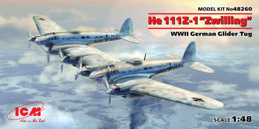 WWII German He111Z1 Zwilling Tug 1:48