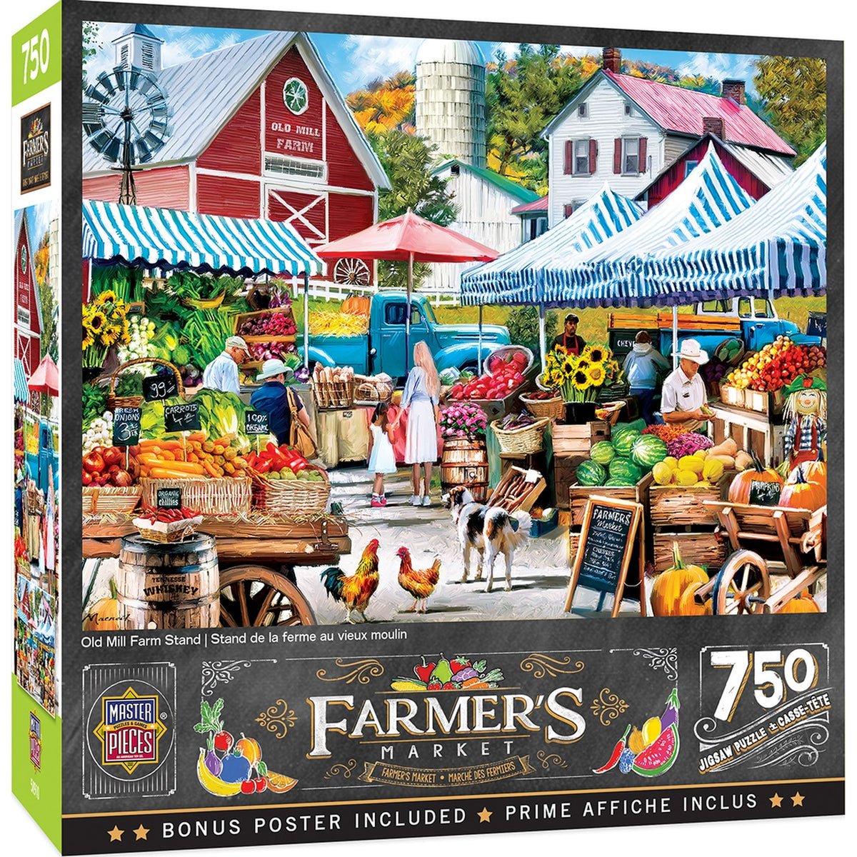 Farmer's Market - Old Mill Farm Stand 750pc Puzzle