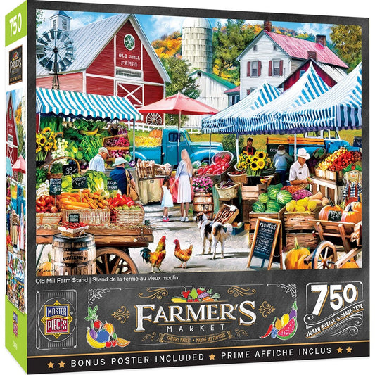 Farmer's Market - Old Mill Farm Stand 750pc Puzzle
