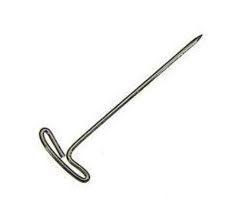 100 Nickle Plated T-Pins Large-1-1/2"long
