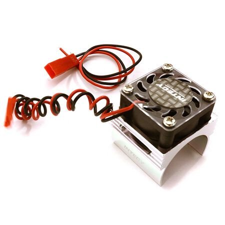 Super BL Motor Heatsink / FanSilver: 1/16 ERV/SLH