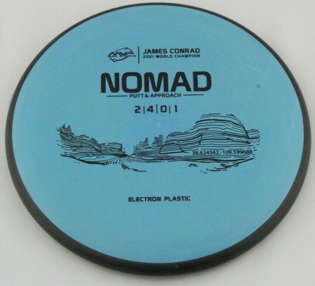MVP DISCS ELECTRON NOMAD JAMES CONRAD 2021 WORLD CHAMPION SIGNATURE SERIES
