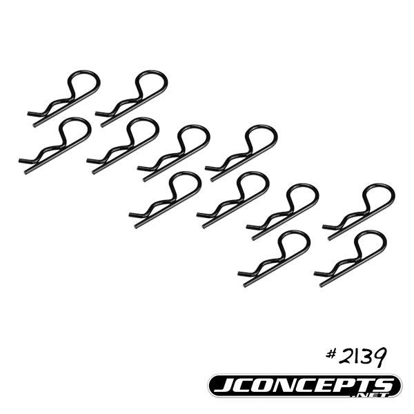 JConcepts Body Clips Black Med (12)