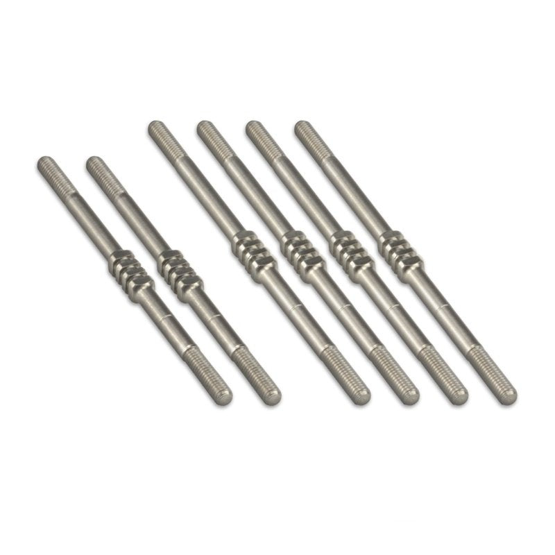 3.5mm Fin Turnbuckle Kit Black 6pcs for T6.2 / SC6.4