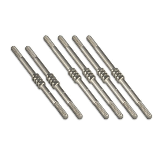 3.5mm Fin Turnbuckle Kit Black 6pcs for T6.2 / SC6.4
