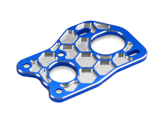 2564-1 3-Gear Laydown Honeycomb Motor Plate Blue B6