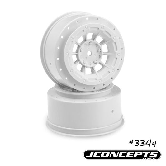 Hazard 3mm Wider Offset12mm Hex WheelWht:SC10