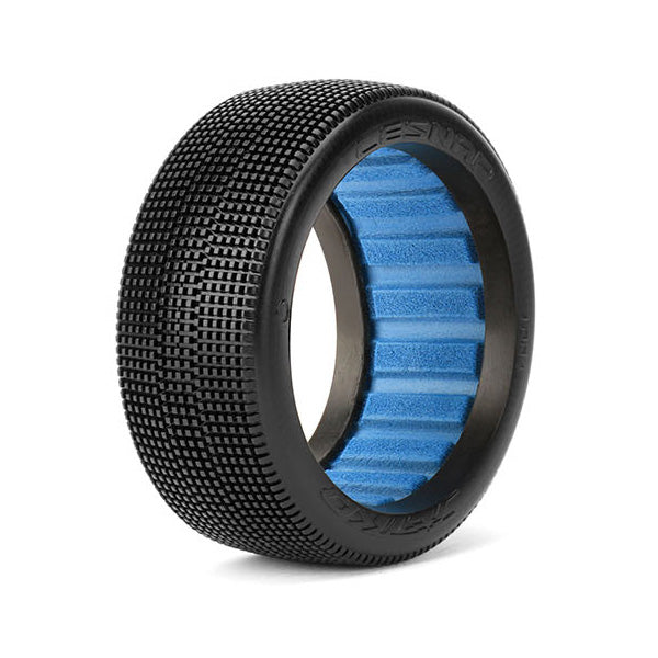 Lesnar1/8 Buggy Tires, Super Soft with Inserts (Blue Grey)
