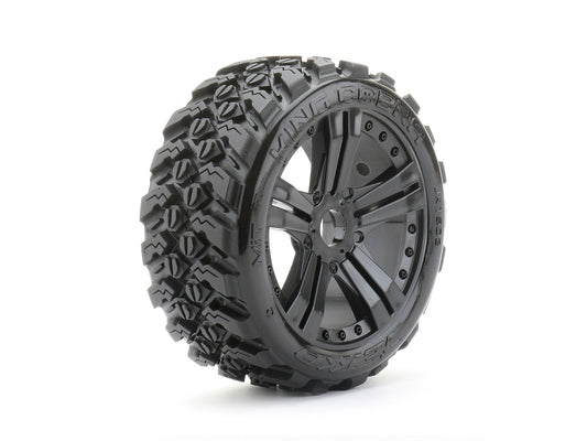 1/8 Buggy King Cobra Tires Mounted on Black Claw Rims,