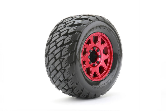 1/8 MT 3.8 EX-Rockform, Mounted on Metal Red Claw Rim,