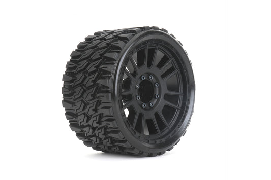 1/8 SMT 4.0 Prophet Tires Mounted on Black Claw Rims,
