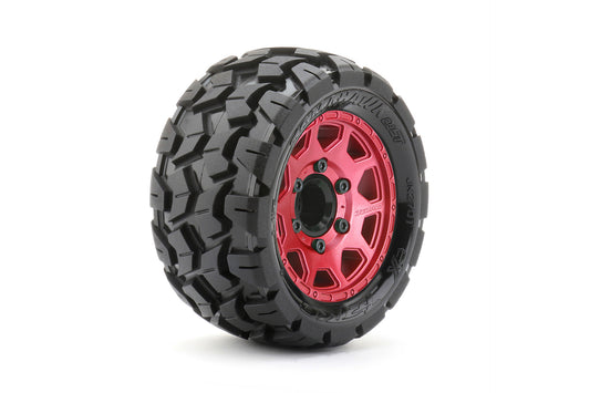 1/10 ST 2.8 EX-Tomahawk Tires Mounted on Metal Red Claw