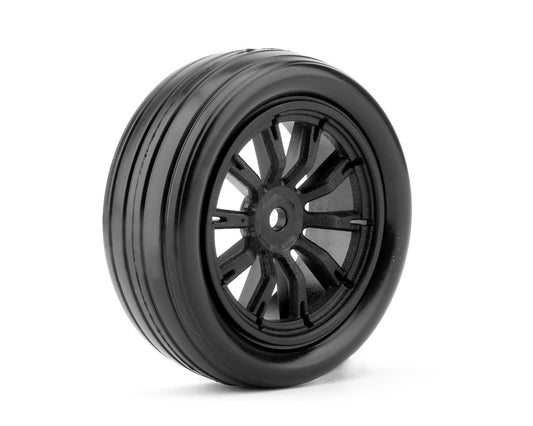 1/10 DR Booster FF Tires on Black Claw Rims, Super Soft