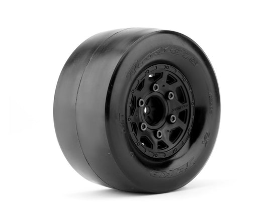 1/10 DR Booster RR for Rear, Black Claw Rim, Super Soft