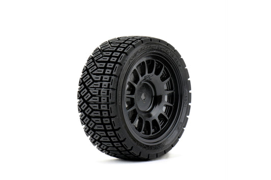 1/10 Rally Avantgarde Tires Mounted on Black Claw Rims,