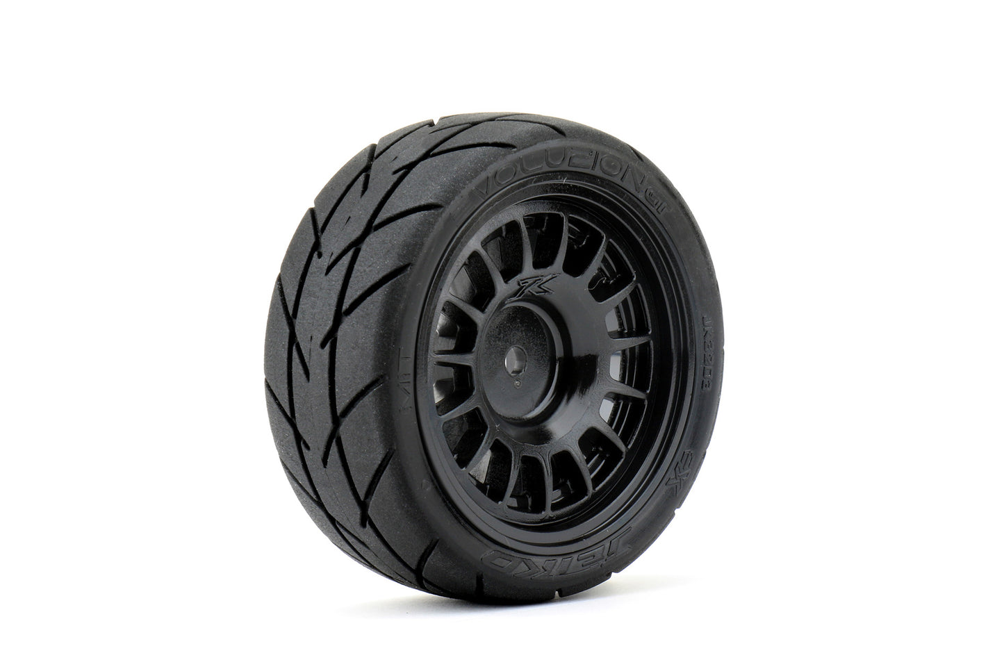 1/10 GT Evolution Tires Mounted on Black Claw Rims,