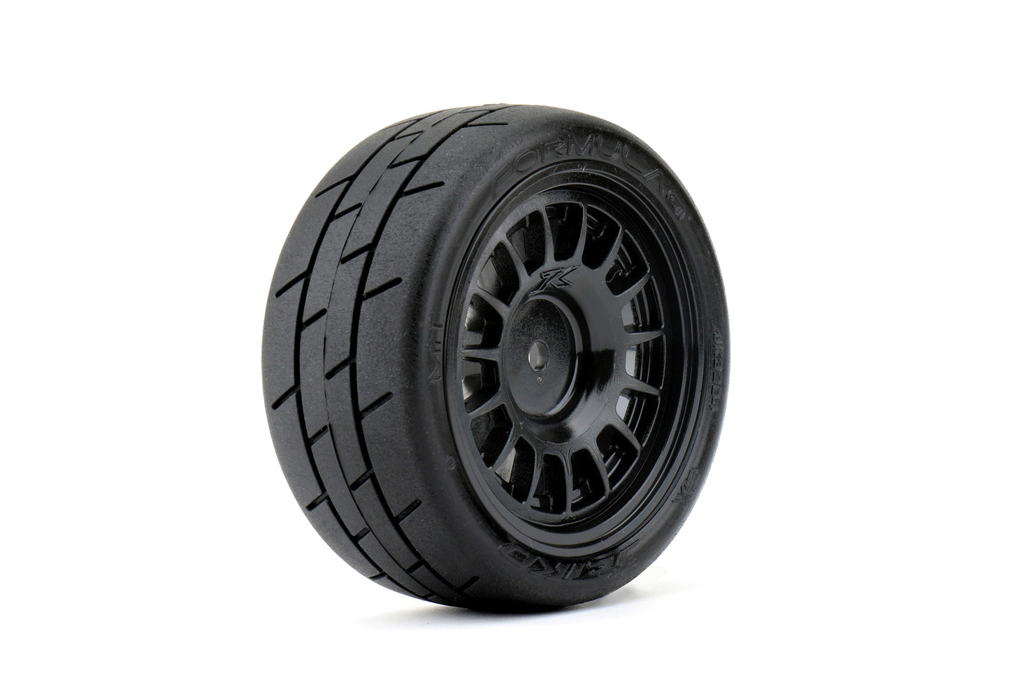 1/10 GT Formula Tires Mounted on Black Claw Rims, Super Soft