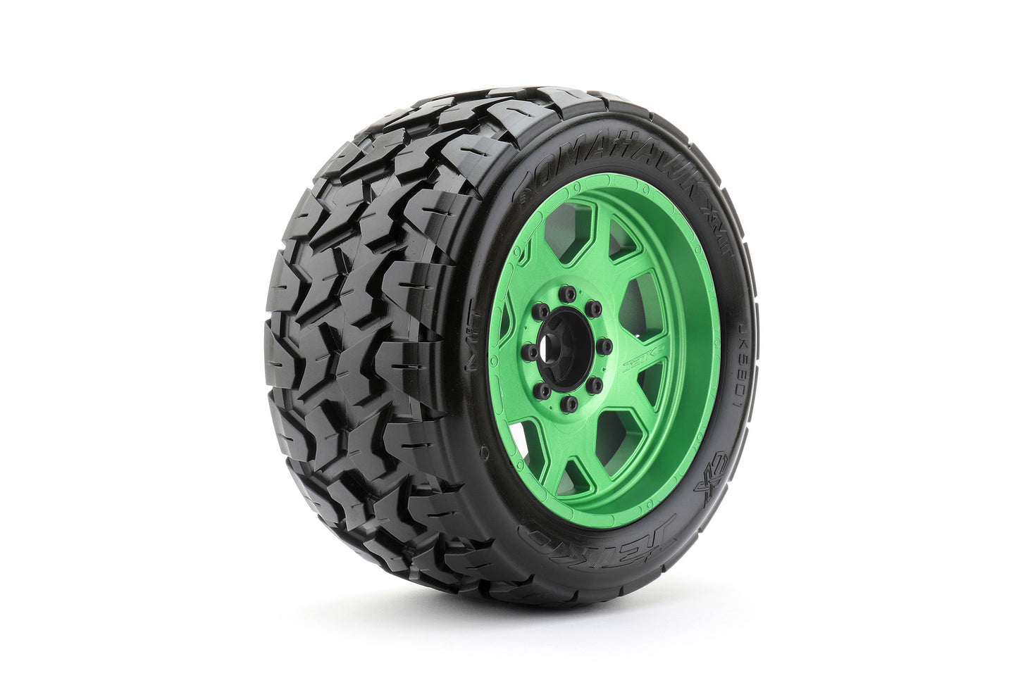 1/5 XMT EX- Tomahawk Tires Mounted on Metal Green Claw