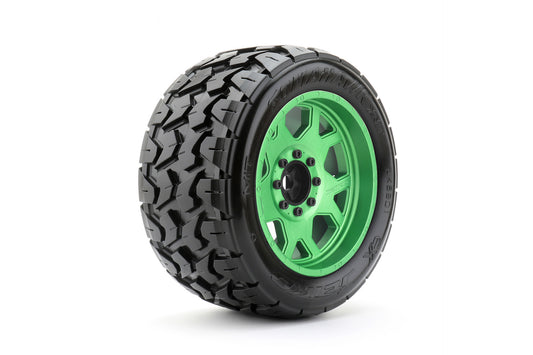 1/5 XMT EX-Tomahawk Tires Mounted on Metal Green Claw