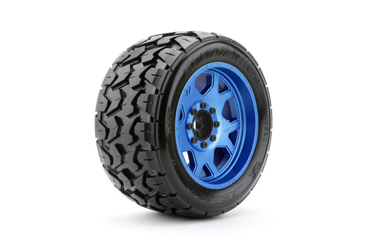 1/5 XMT EX-Tomahawk Tires Mounted on Metal Blue Claw