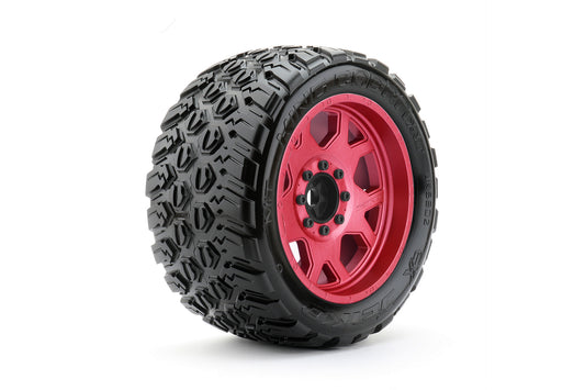 1/5 XMT EX-King Cobra Tires Mounted on Metal Red Claw