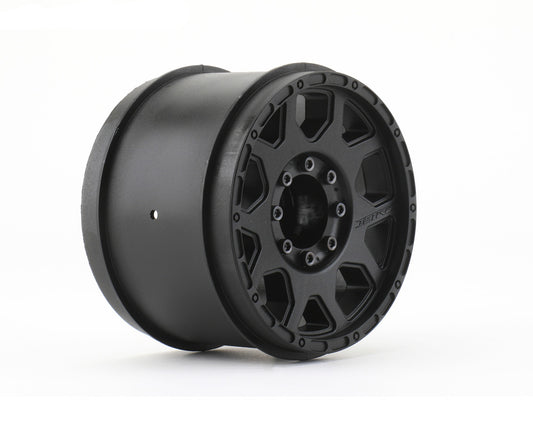 1/8 SGT MT 3.8 Wheels, Black, 12mm, (Wide), fits Traxxas Hoss (4)