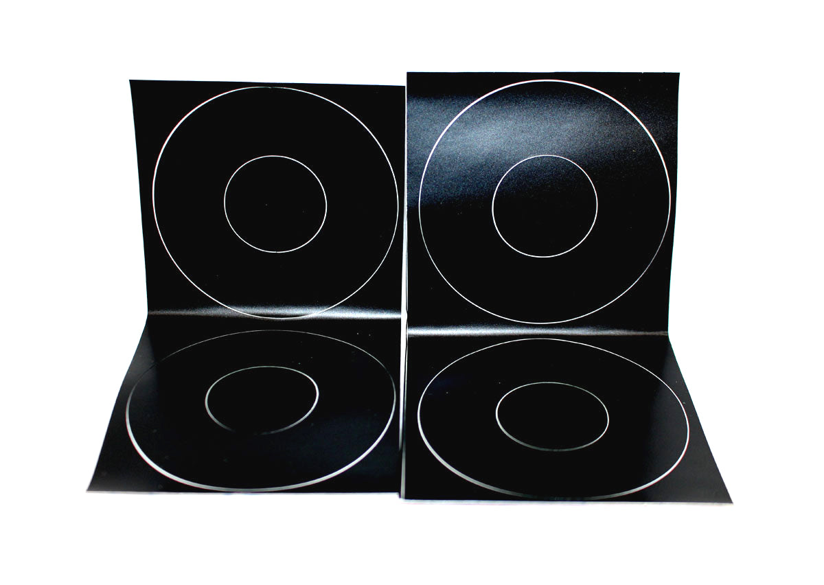 1/8 Buggy Wheel Stickers, Black (4)