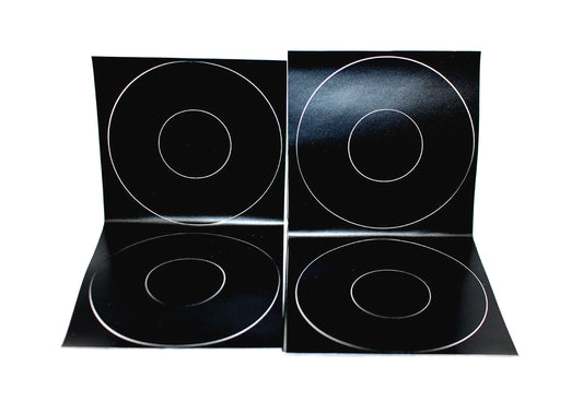 1/8 Buggy Wheel Stickers, Black (4)