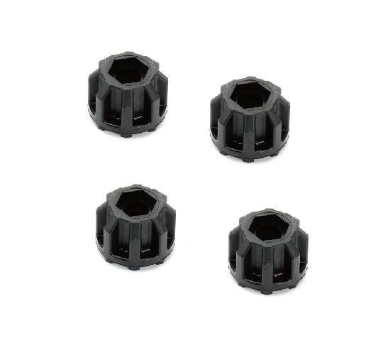 1/8 SGT MT 3.8 Wheel Adapters 17mm, 1/2" Offset, Wide for