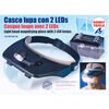 Hands Free Magnifier Glasses w/2 LED Lights